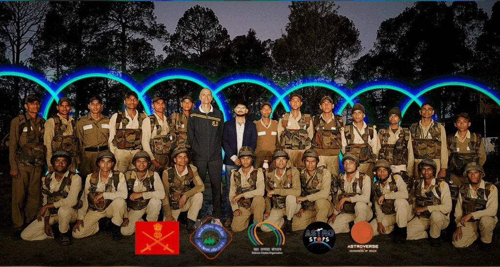 Celestial Navigation Session with the Indian Army: A Night of Stars and Strategy in Ranikhet